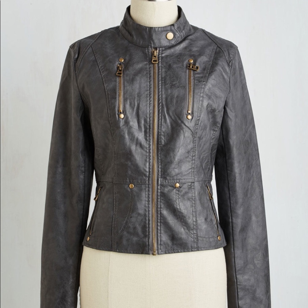 Leather jacket